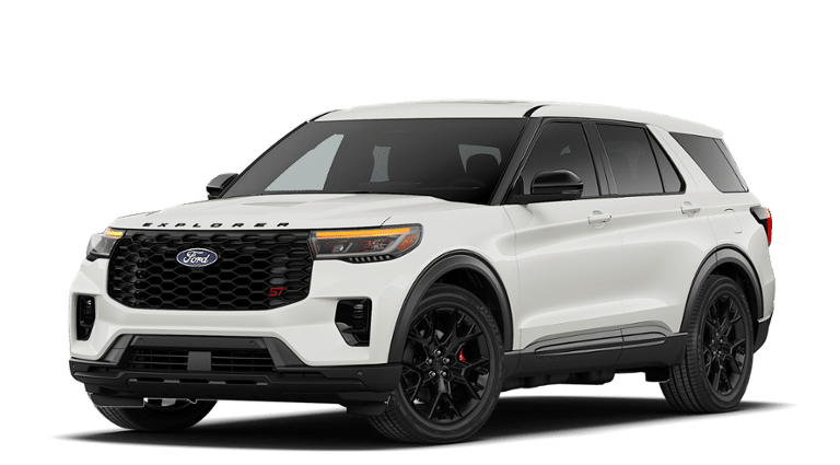 2027 Ford Explorer ST 4WD w/ ST Sinister Pkg. Pan Vista Rood & 3rd Row