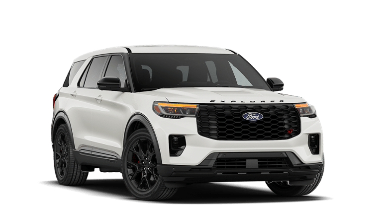 2027 Ford Explorer ST 4WD w/ ST Sinister Pkg. Pan Vista Rood & 3rd Row