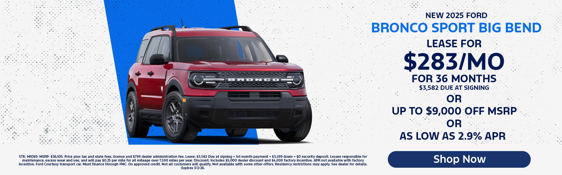 New 2025 Ford Bronco Sport Big Bend