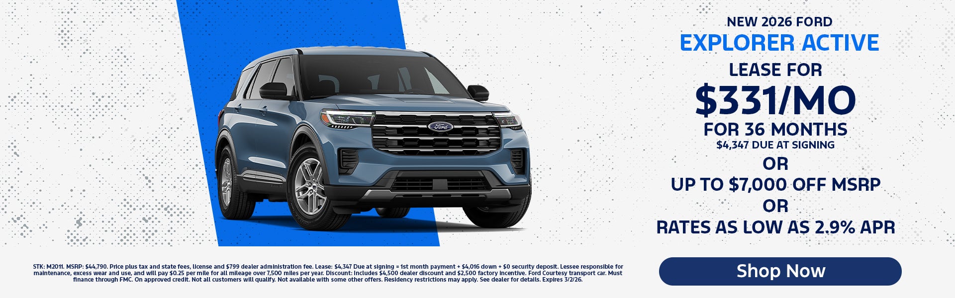 New 2025 Ford Explorer Active