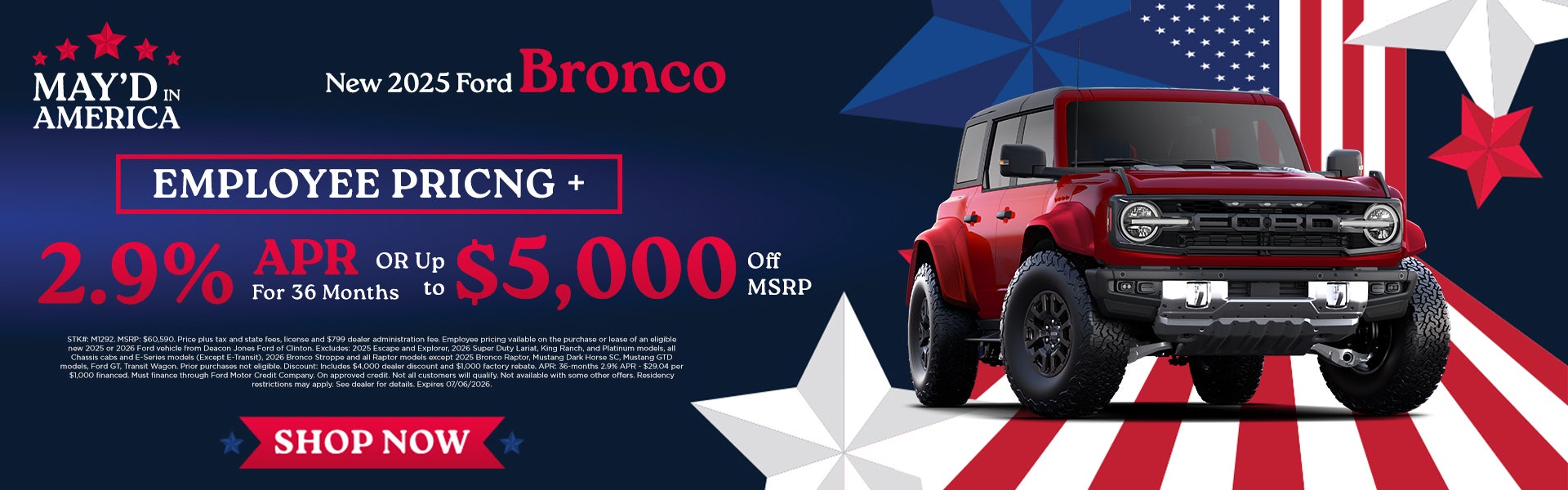 New 2025 Ford Bronco