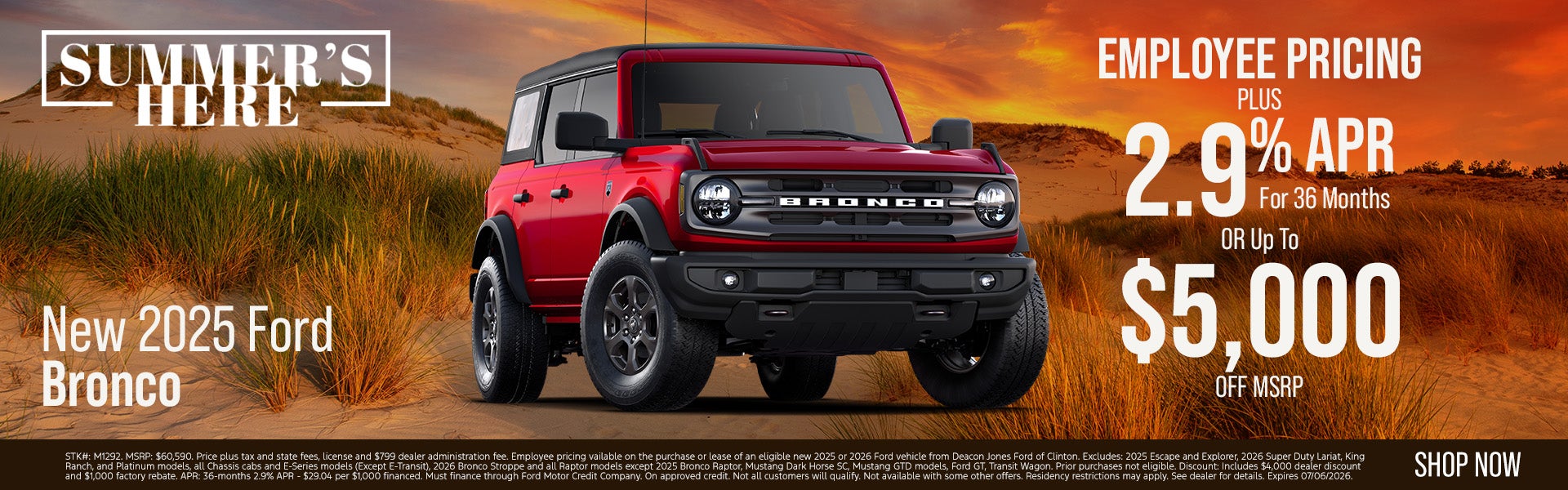New 2025 Ford Bronco 