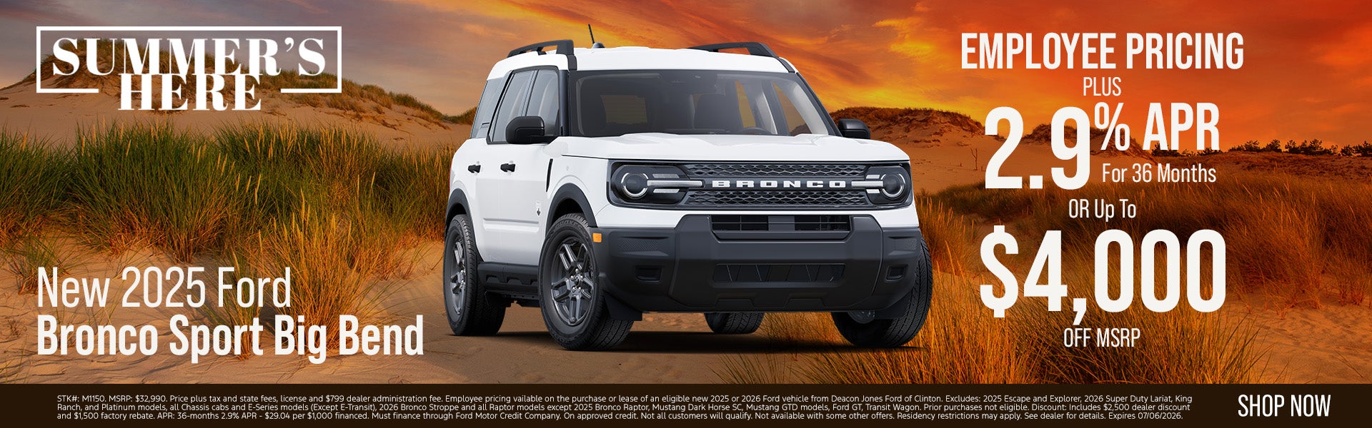 New 2025 Ford Bronco Sport