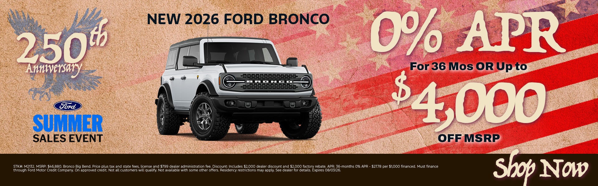 New 2026 Ford Bronco