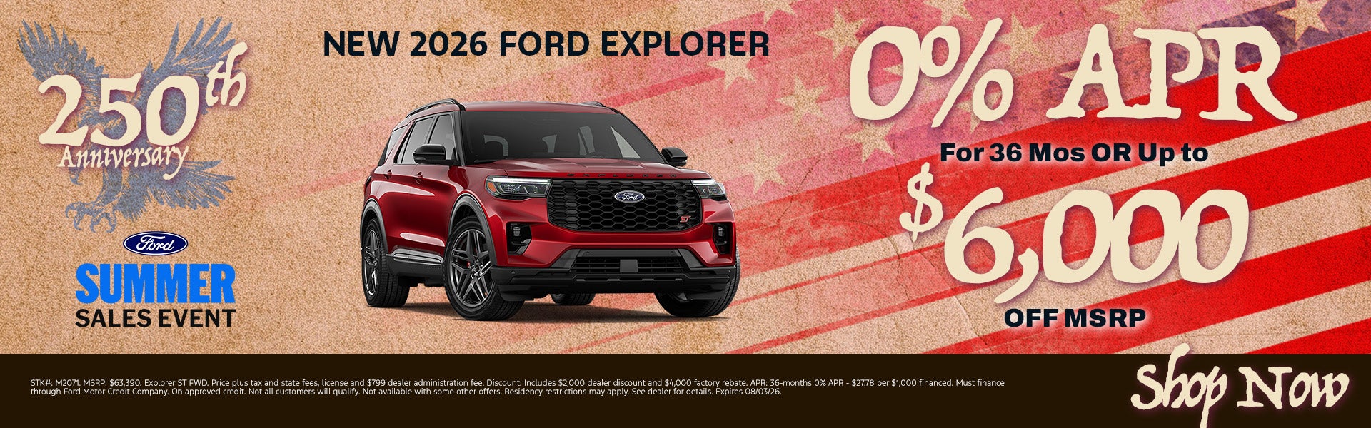 New 2026 Ford Explorer